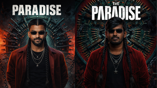 Paradise Movie Poster Recreation using AI Prompt!