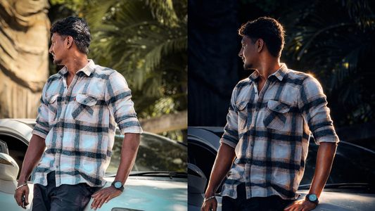 Transform Normal Photos to Cinematic Night Flash Portraits using AI